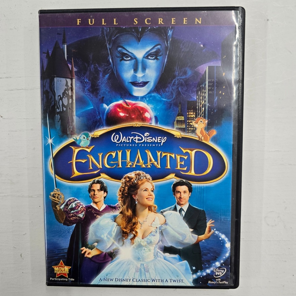 Enchanted (DVD, 2007) Full Screen Disney